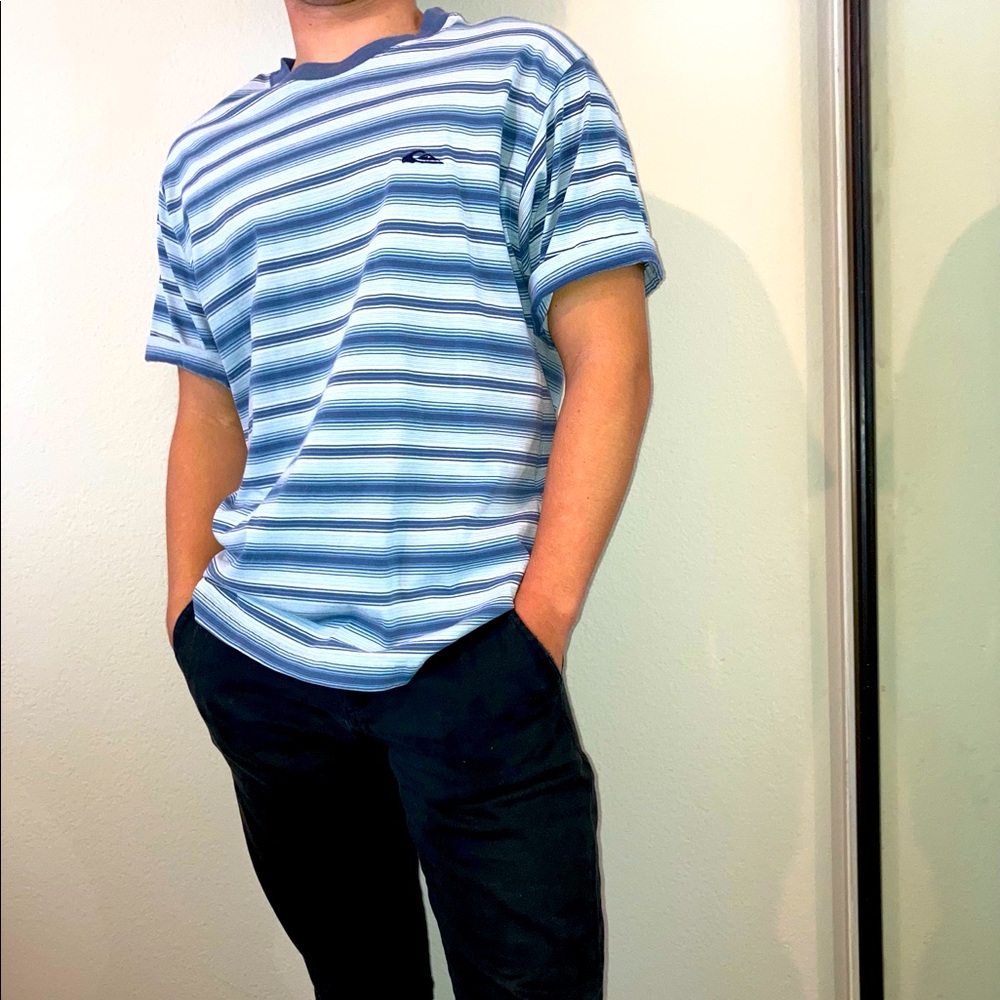 Quicksilver striped T